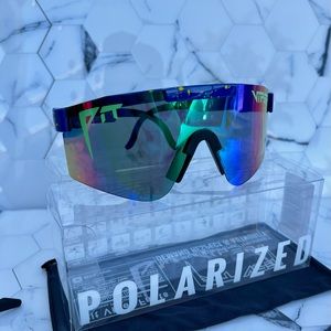 Pit Viper Polarized Men’s Sport Sunglasses Athletic Wear